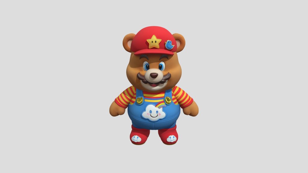 Mario Teddy bear