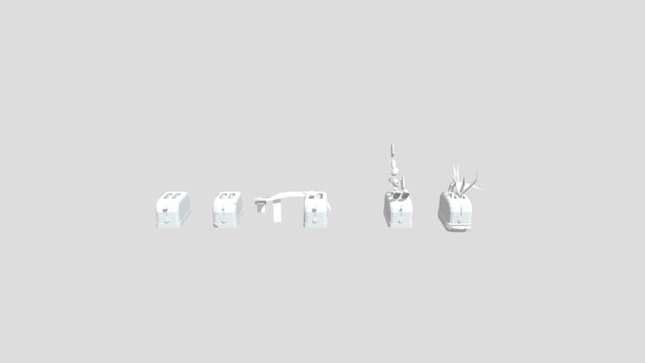 Toaster2 XYZ HW 3D Model