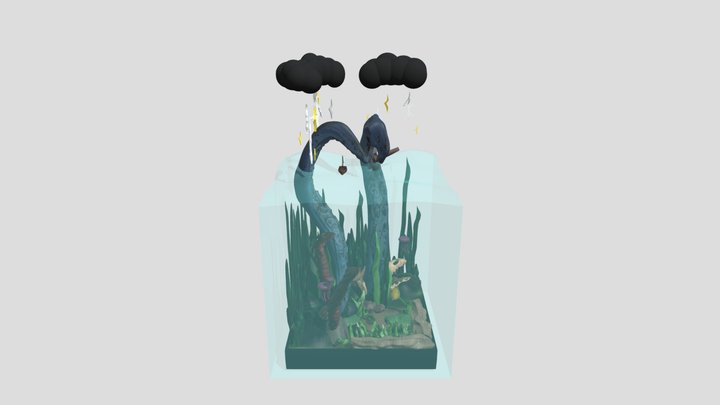 Underwater Bleak 3D Model