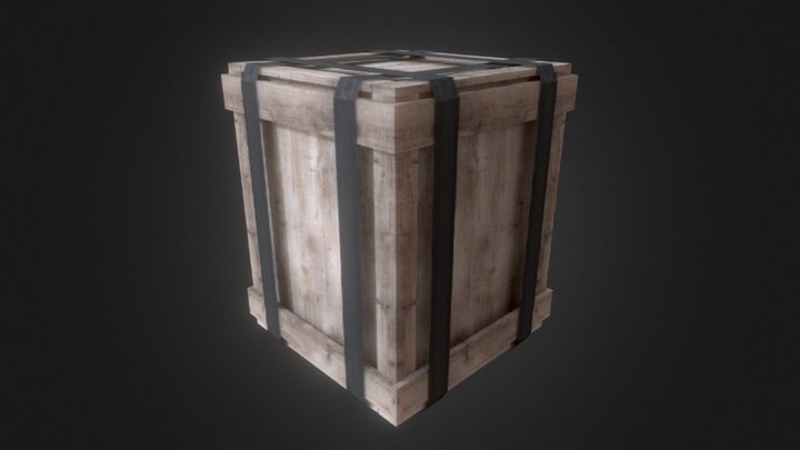 Simple Tall Crate – Kostenloses 3D-Modell STL