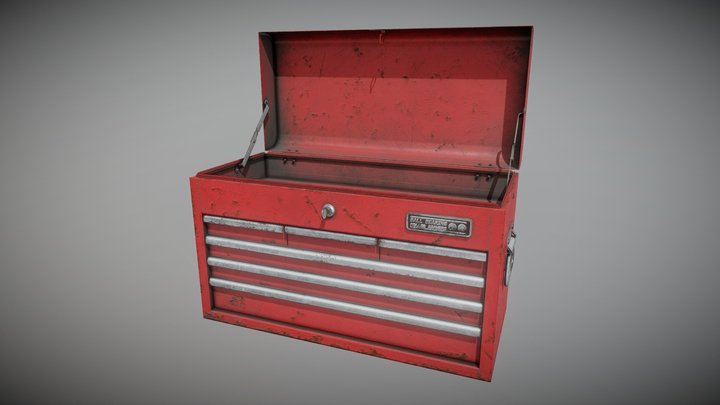 Metal Tool Chest – Modelo 3D gratuito STL