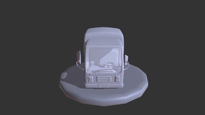 Truck Stylized 3D Model