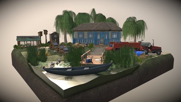 DAE Diorama Retake - WIP 3D Model