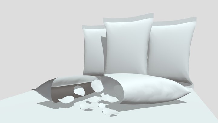 3D Chips Model 3D Model