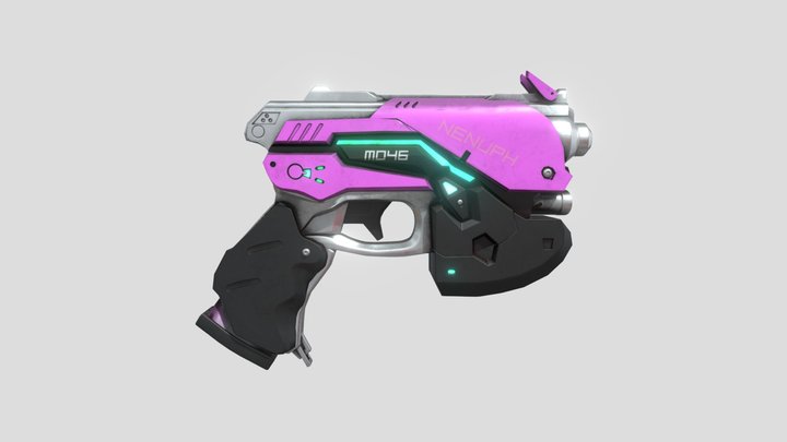 Overwatch Kuromi D.VA Gun 3D Model