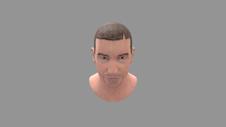 Jake Gyllenhaal Bust 3D Model