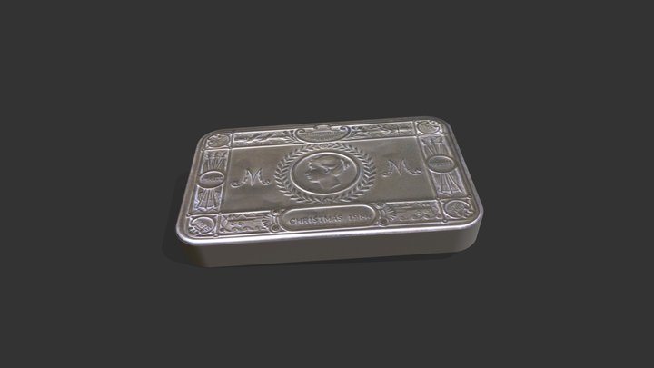 Christmas 1914 tin 3D Model