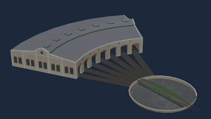 Tidmouth Sheds 3D Model