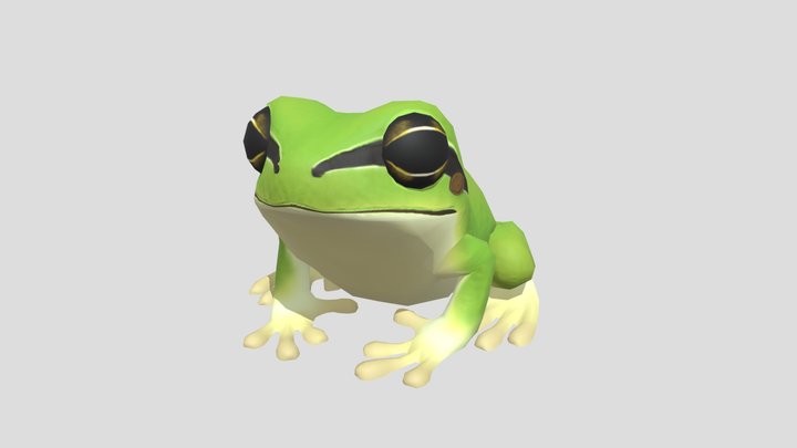 Tree Frog アマガエル 3D Model