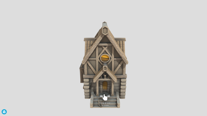 Medieval Timber Cottage - Hitem3D vs SupaVoxel