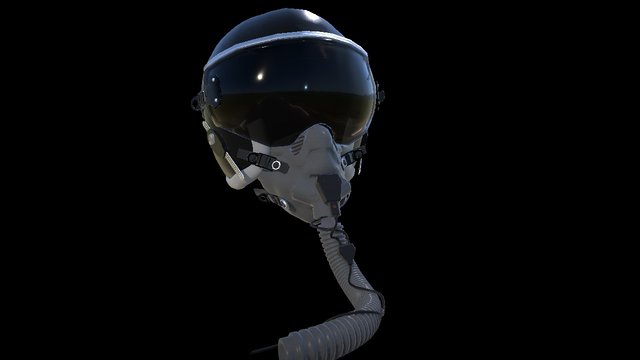 Boeing Pilot Helmet 3D Model