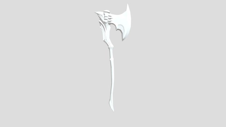 Recreación Hacha 3D Model
