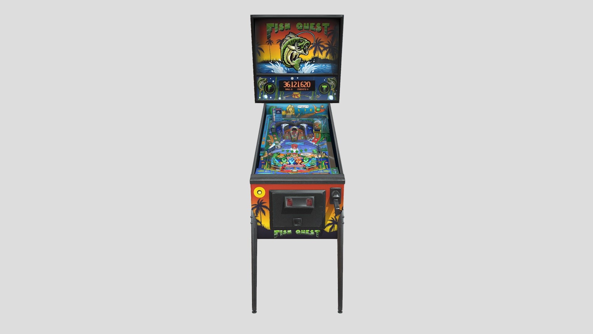 Pinball Fish Quest - 3D model by R3D Reality (@redonemart) [cf42456 ...