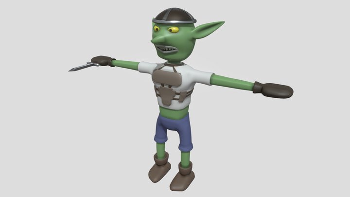 Stabby Boy - Crystal Frenzy 3D Model
