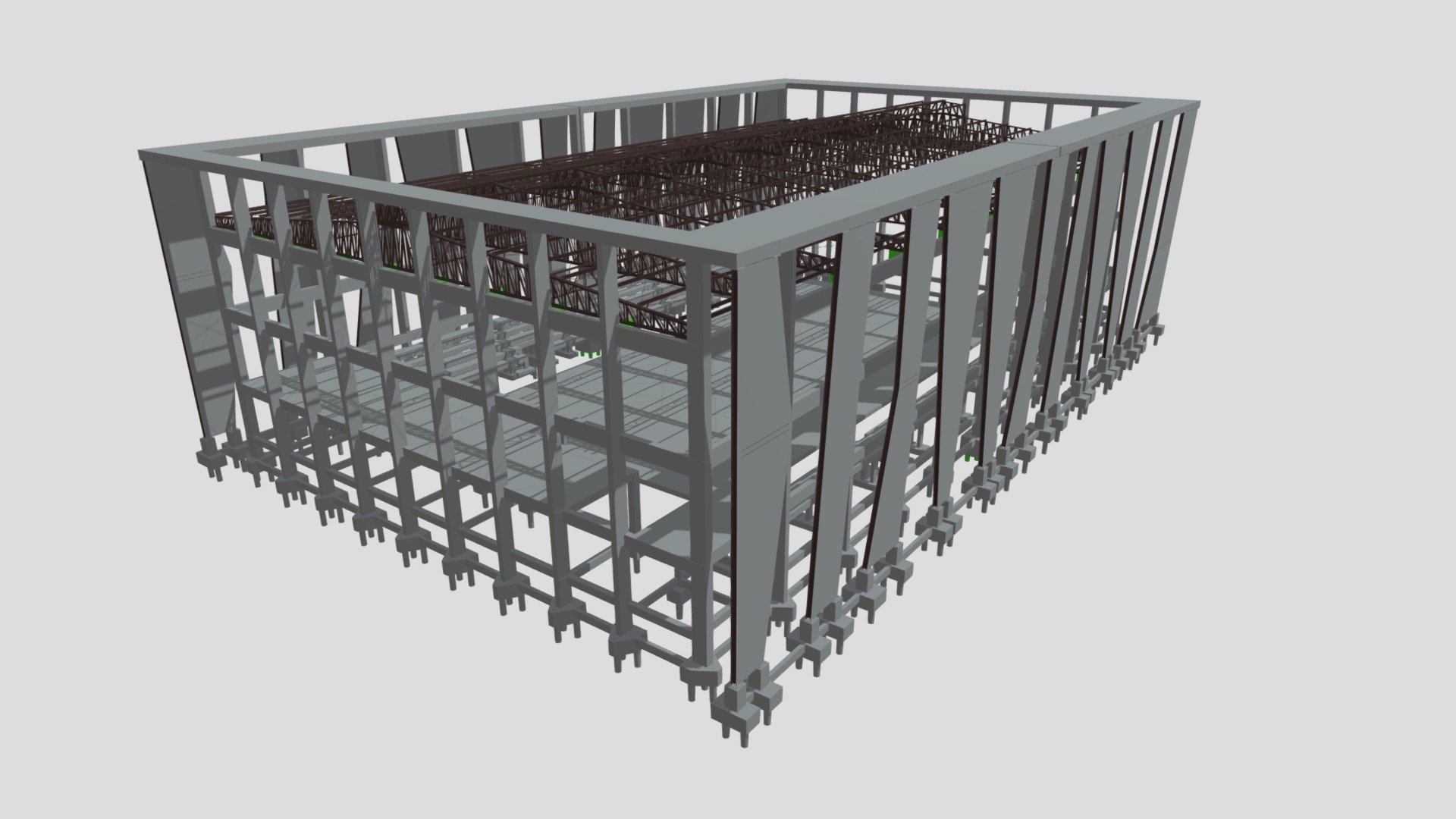 3d_Estrutural_ Ginasio_Praia_Grande