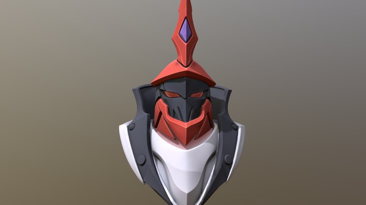 robotic helmet 3d model 3D Model