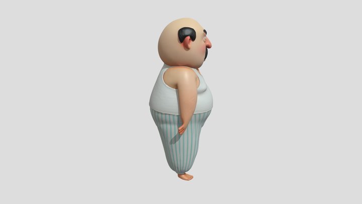 Bozorgvar 3d Model بزرگوار 3D Model