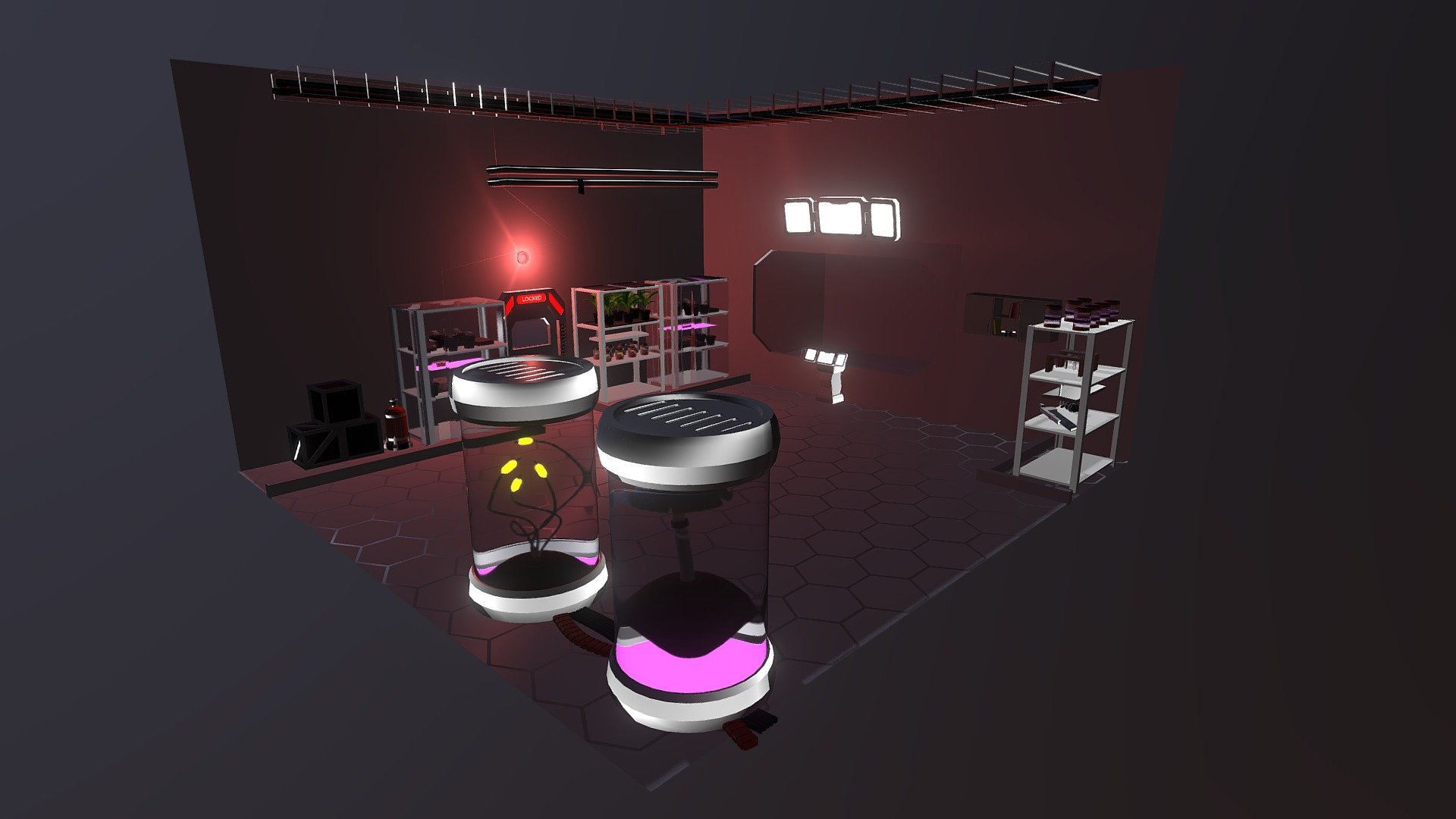 A biology & mycology research facility