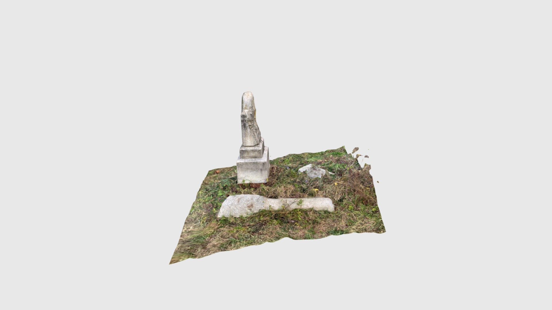 Grave of Sallie Rose — Sketchfab embed 3D viewer