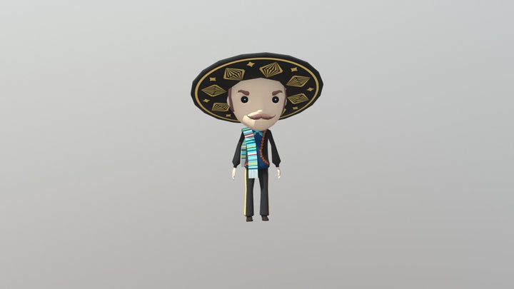Mexico Boy 3D Model