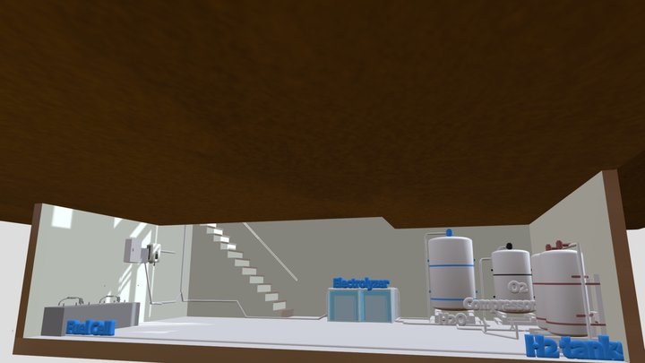 H2DGE-NCAT: 3D Hydrogen Home Storage Viewer 3D Model