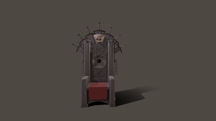 Trone 2024 2025 3D Model