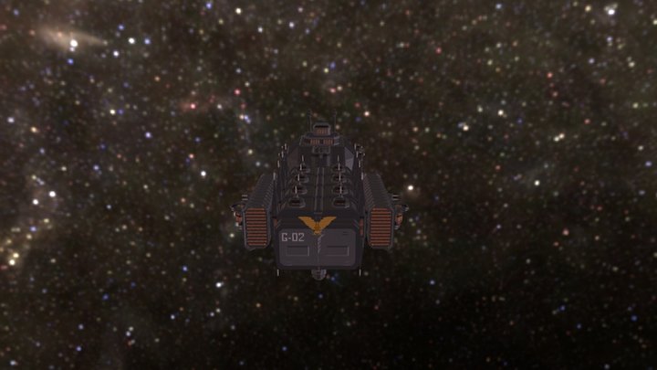 G-02 class mining complex 3D Model