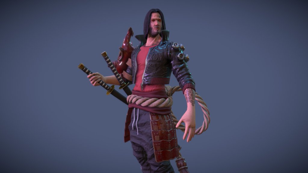Cyberpunk samuraï