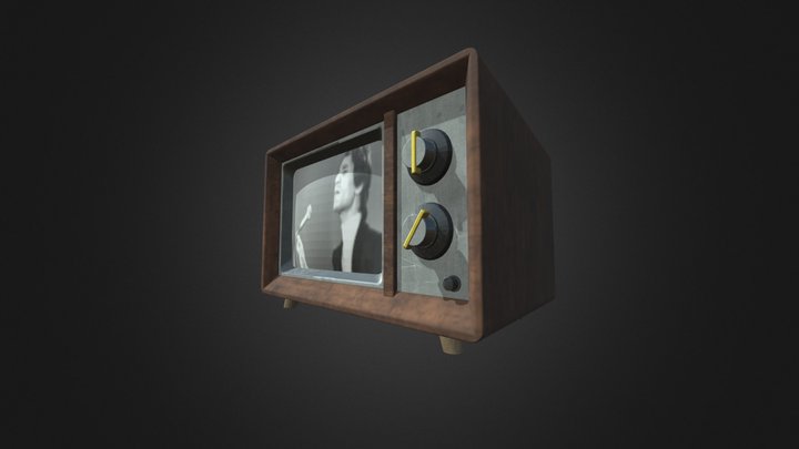 Old Tv 3D Model