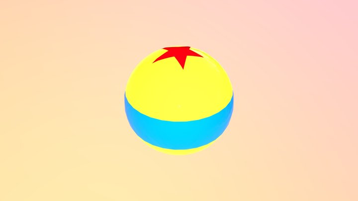 Pixar Ball Test 2 3D Model