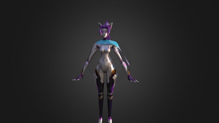 CUERPO MUJER CI 3D Model