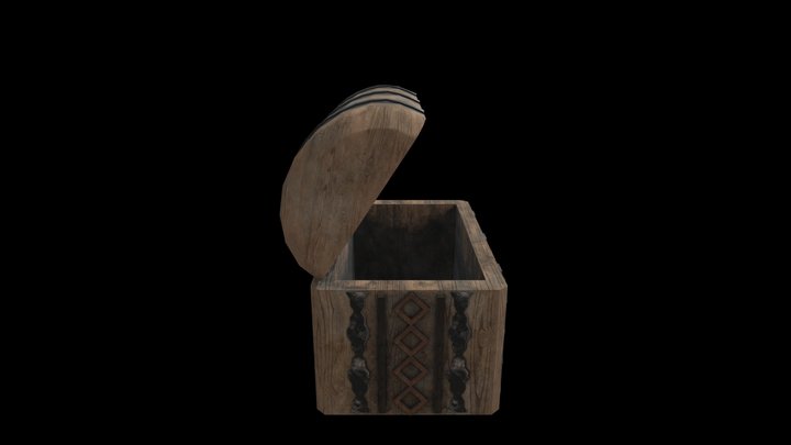 Old Chest 3D Model