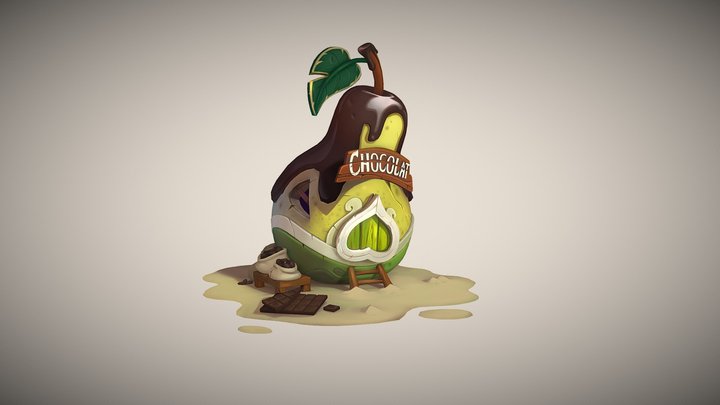 Fruit House 3D Model