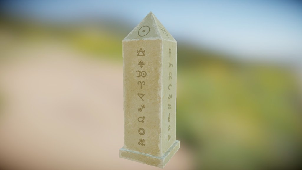 Low Poly Obelisk