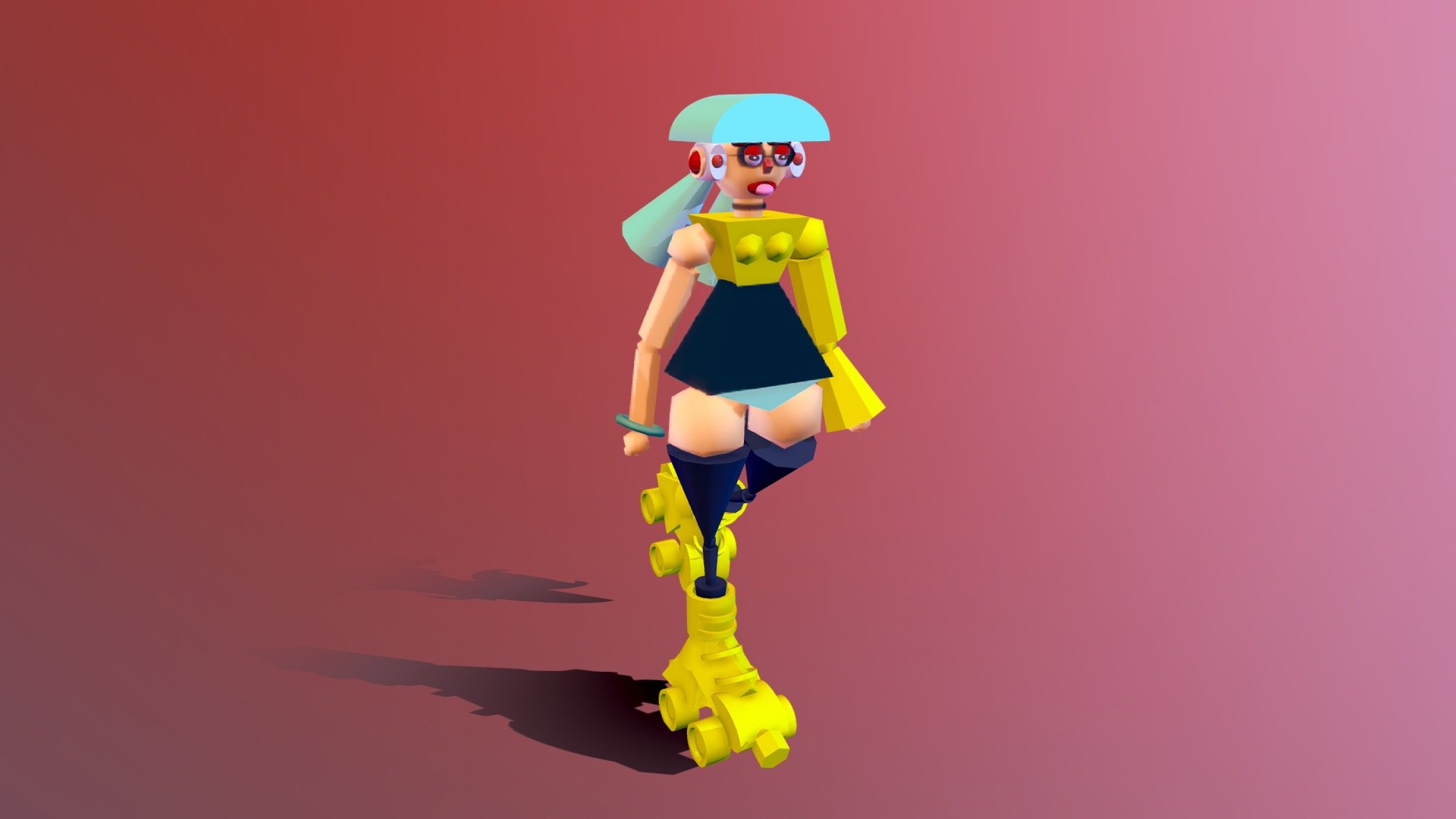 roller skater girl