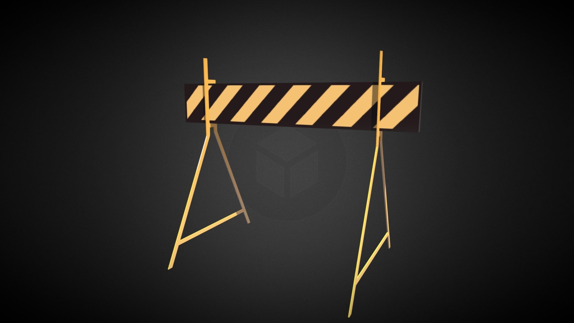 Roadblock Download Free 3D model by MysteryPancake [cf4cc42] Sketchfab