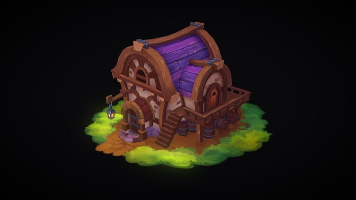 Purple Tavern 3D Model