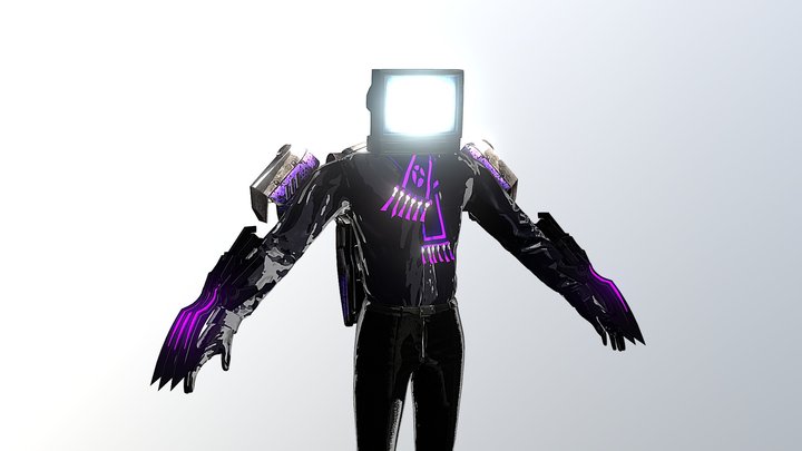 Scarf TV Man – Modello 3D gratuito STL