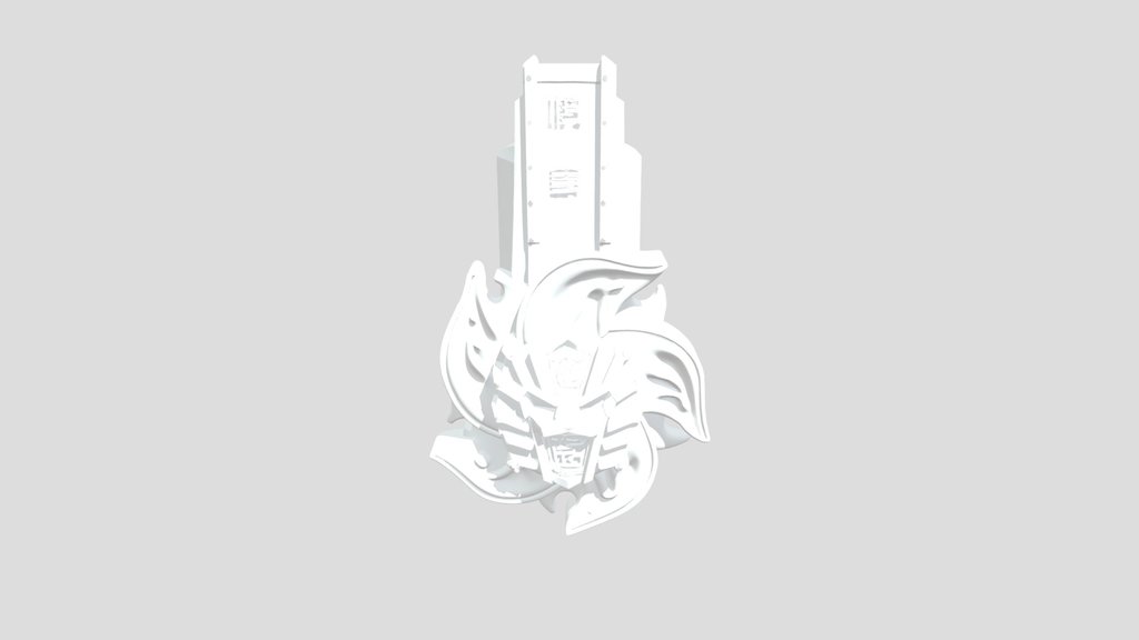 Lion - themed decorative emblem