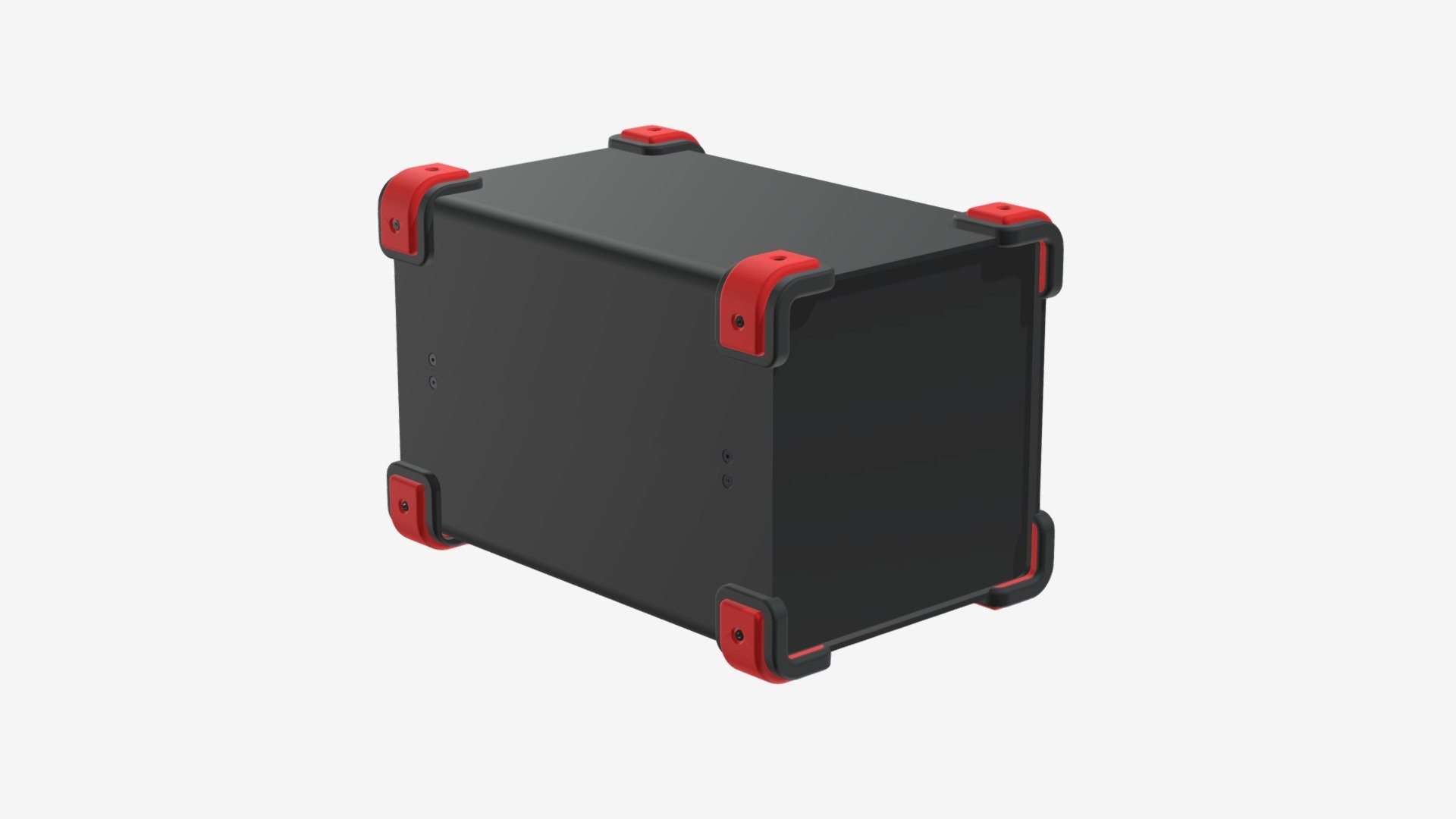 ENCLOSURE with GUARD - UCG (Black & Red) — Sketchfab embed 3D viewer