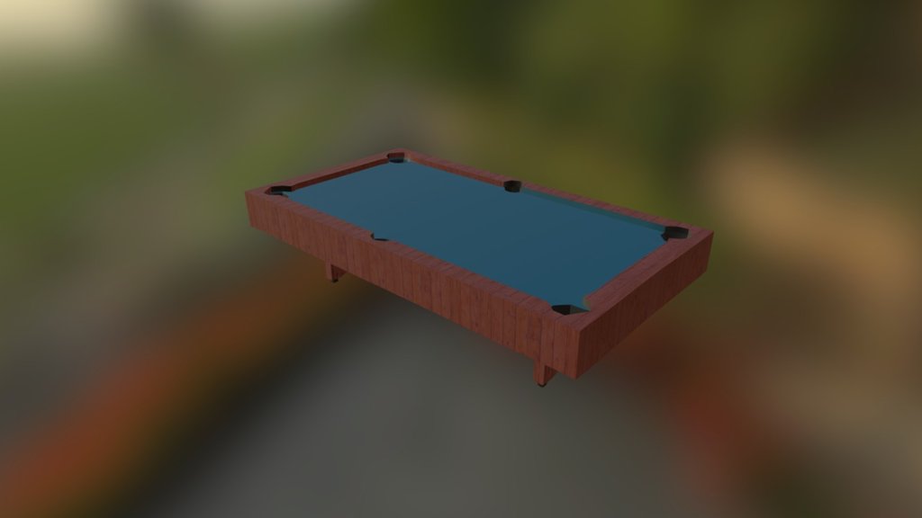 Pool Table - 3D model by Chris August (@chrisaugust) [cf4fa85] - Sketchfab