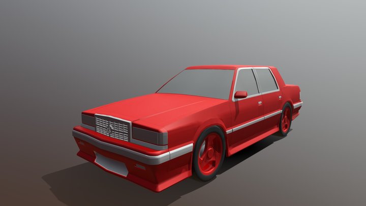 1993 Dynasty R/T AWD Twin Turbo 3D Model