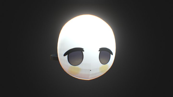 Gloomy Child Mask 3D Model