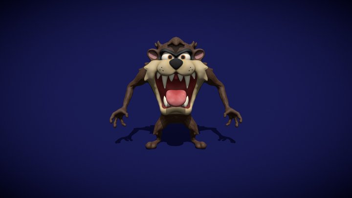 Taz from Looney Tunes 3D Model