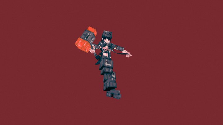 Netherite Knight 3D Model