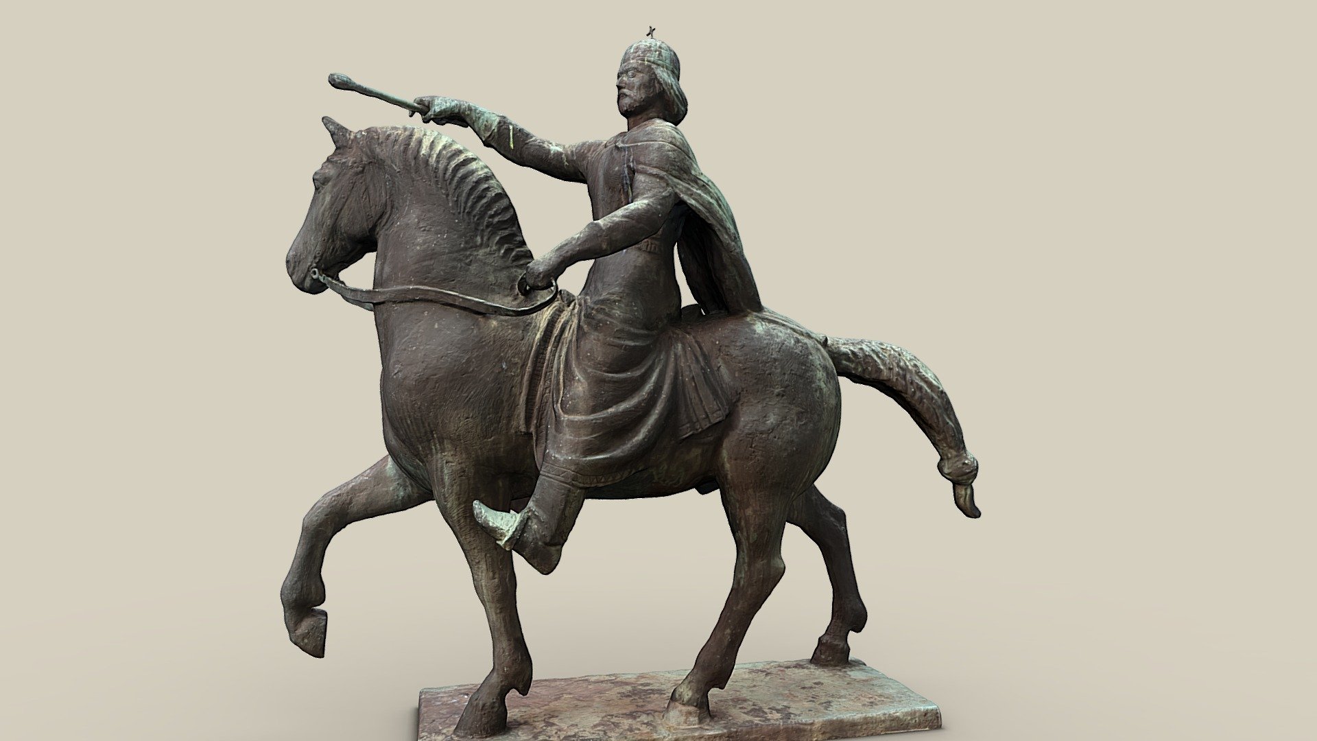 Reiterstatue König Stephan I. — Sketchfab embed 3D viewer