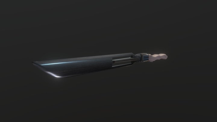 gunblade 3D Model