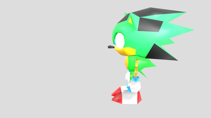 Asura Sonic 3D Model