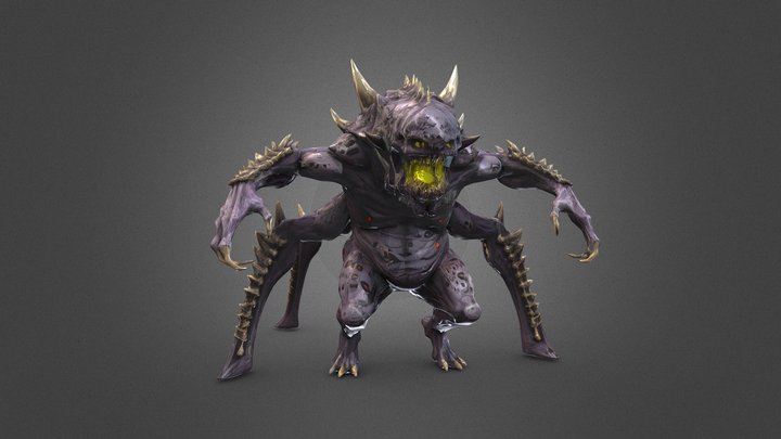 Limbed Monster 3D Model