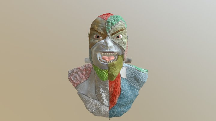 Patchwork Frankenstein 3D Model